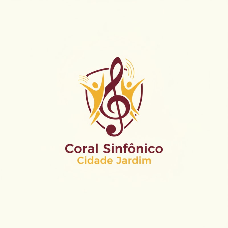 do a logo for a Musical Choir, keep it simple, energetic and with contrast.