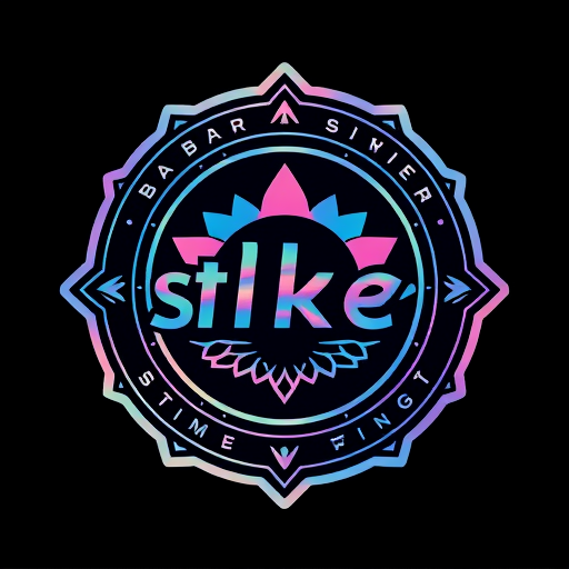 Professional logo design. Logo for a hologram sticker shop