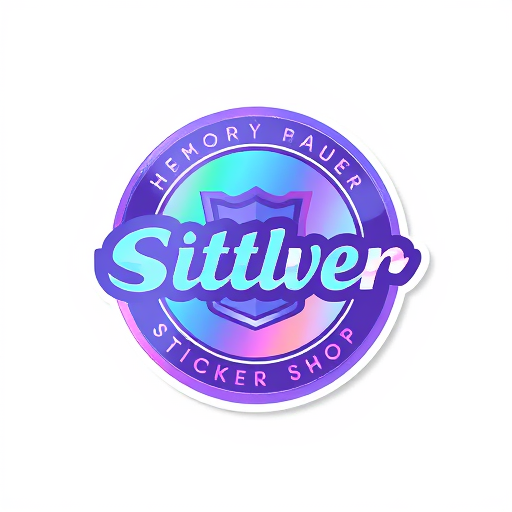 Professional logo design. Logo for a hologram sticker shop