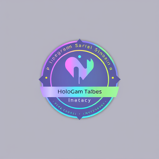 Professional logo design. Logo for a hologram label shop