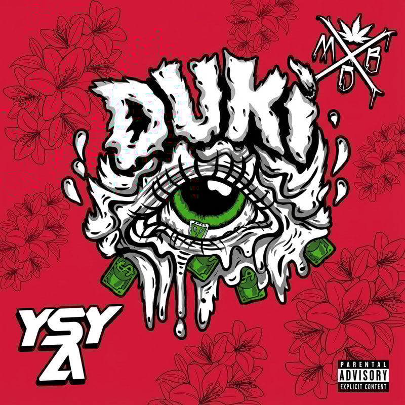 haz que la imagen uno este en el medio, luego quiero que el fondo sea un rojo cereza y que tenga los lirios de la imagen 5 esparcidos por toda la imagen. Tambien quiero que en la imagen este la imagen 3 pero dibujado de una forma mas animada, y tambien que este la imagen tres y cuatra