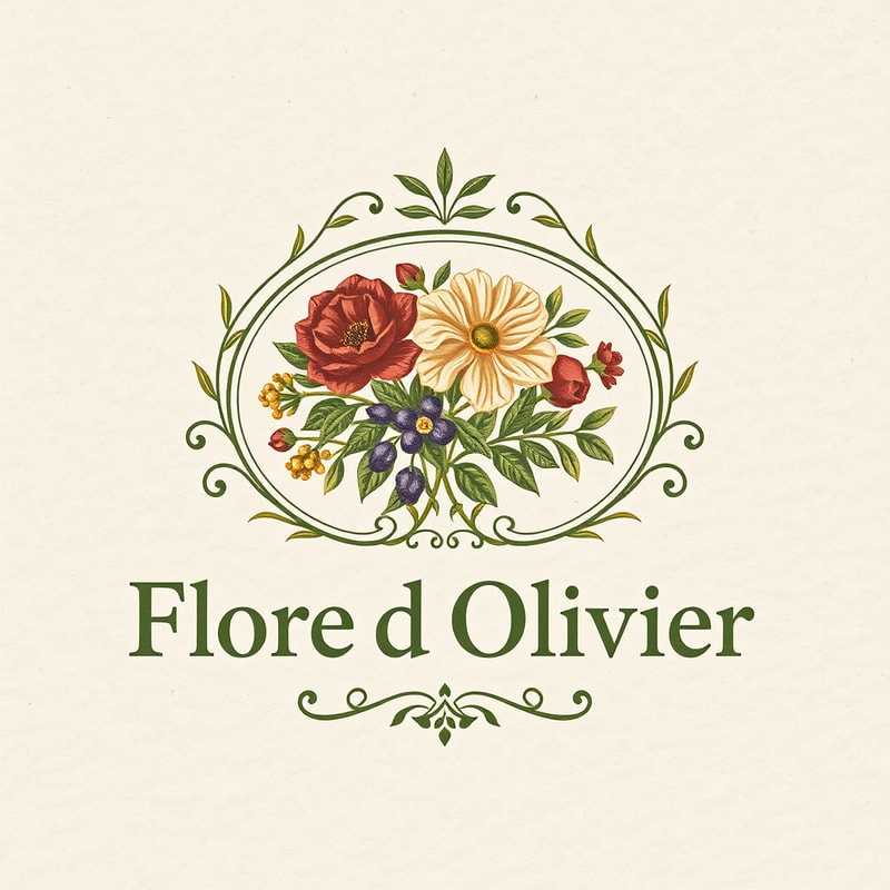 Create a poetic and elegant logo for a handmade olive oil soap brand inspired by nature and traditional artistry.
The brand name is “Olea Botanica”.
The design should reflect a Jacobean floral motif — intricate botanical embroidery with olive branches, small blossoms, and subtle vintage textures.
The color palette should include deep olive green, warm beige, muted gold, and ivory.
The typography should be classic, serif, and slightly calligraphic, evoking timelessness and artisanal care.
The layout should feel balanced, delicate, and refined, as if belonging to an old apothecary or botanical atelier.
Background should be textured parchment or soft linen tone.
The overall feeling: heritage, nature, poetry, and quiet luxury.

Keywords:
Jacobean floral, vintage botanical logo, olive blossom, artisanal soap branding, natural skincare, poetic design, elegant typography, timeless beauty, classic packaging aesthetic, botanical illustration.