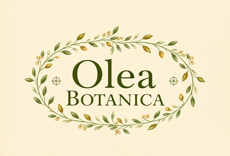 Professional logo design. Create a poetic and elegant logo for a handmade olive oil soap brand inspired by nature and traditional artistry.
The brand name is “Olea Botanica”.
The design should reflect a Jacobean floral motif — intricate botanical embroidery with olive branches, small blossoms, and subtle vintage textures.
The color palette should include deep olive green, warm beige, muted gold, and ivory.
The typography should be classic, serif, and slightly calligraphic, evoking timelessness and artisanal care.
The layout should feel balanced, delicate, and refined, as if belonging to an old apothecary or botanical atelier.
Background should be textured parchment or soft linen tone.
The overall feeling: heritage, nature, poetry, and quiet luxury.

Keywords:
Jacobean floral, vintage botanical logo, olive blossom, artisanal soap branding, natural skincare, poetic design, elegant typography, timeless beauty, classic packaging aesthetic, botanical illustration.