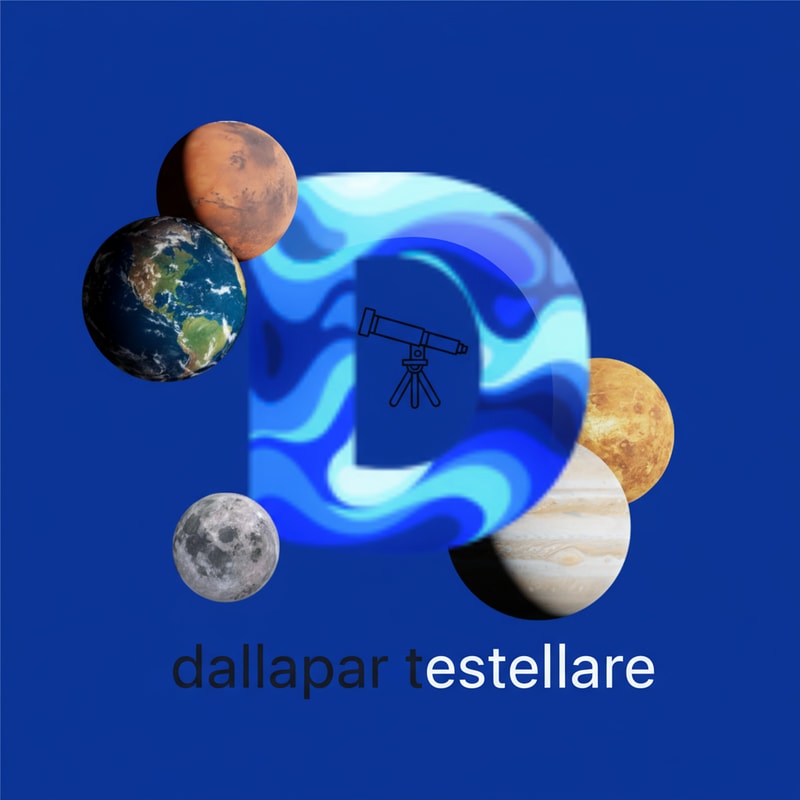 i want to create a logo form my YouTube channel the name is "dallapartestellare" and I talk a science in a easy way the logo is like a "D" but I want you invent a modern  logo and you must maintain the color or my old logo it must have like apple style