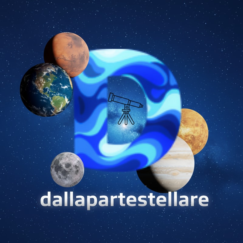 i want to create a logo form my YouTube channel the name is "dallapartestellare" and I talk a science in a easy way the logo is like a "D"