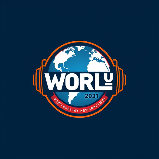 Professional logo design. Radio station logo for world music