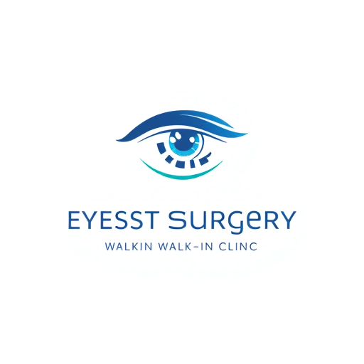 Professional logo design. Logo for eyes surgery walk-in clinic
