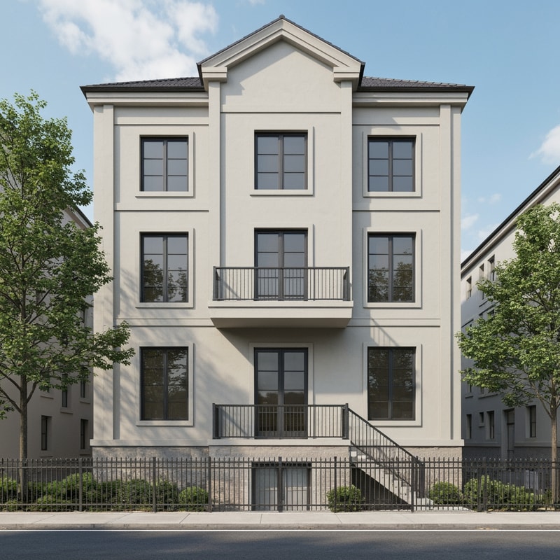 only the ground floor and first floor