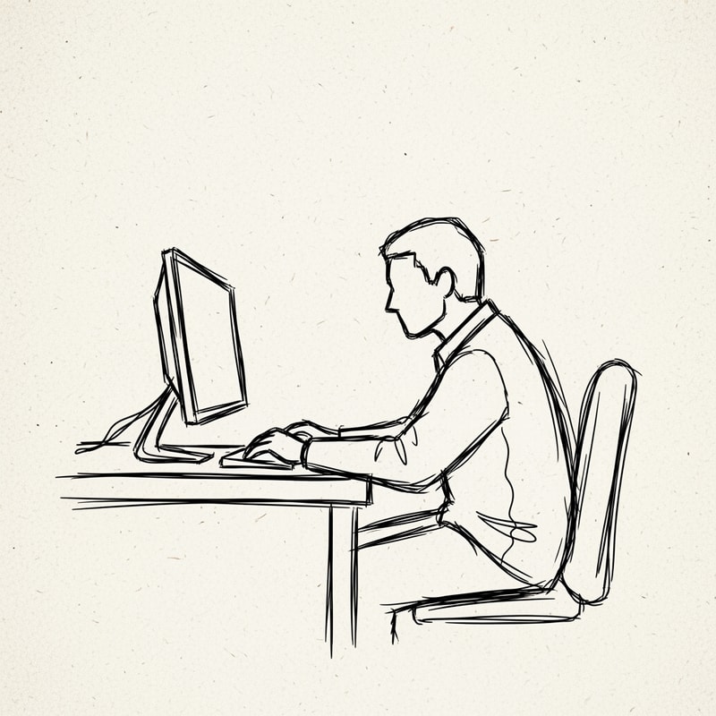 Can you make this drawing a bit rougher, just showing it as outlines?