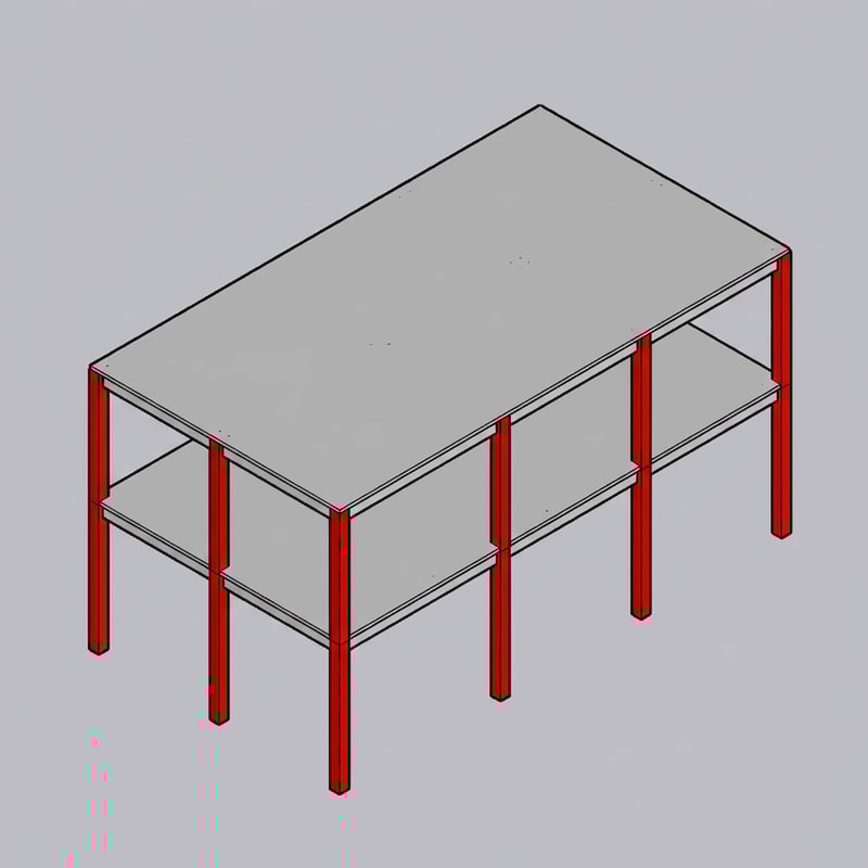 PAINT THE COLUMNS RED