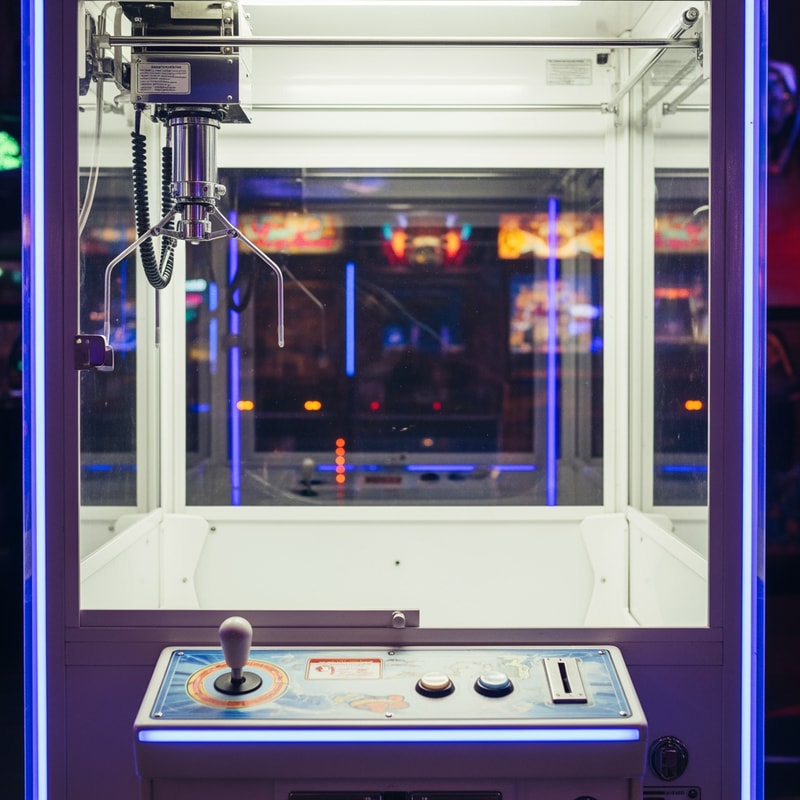 empty toy extraction machine