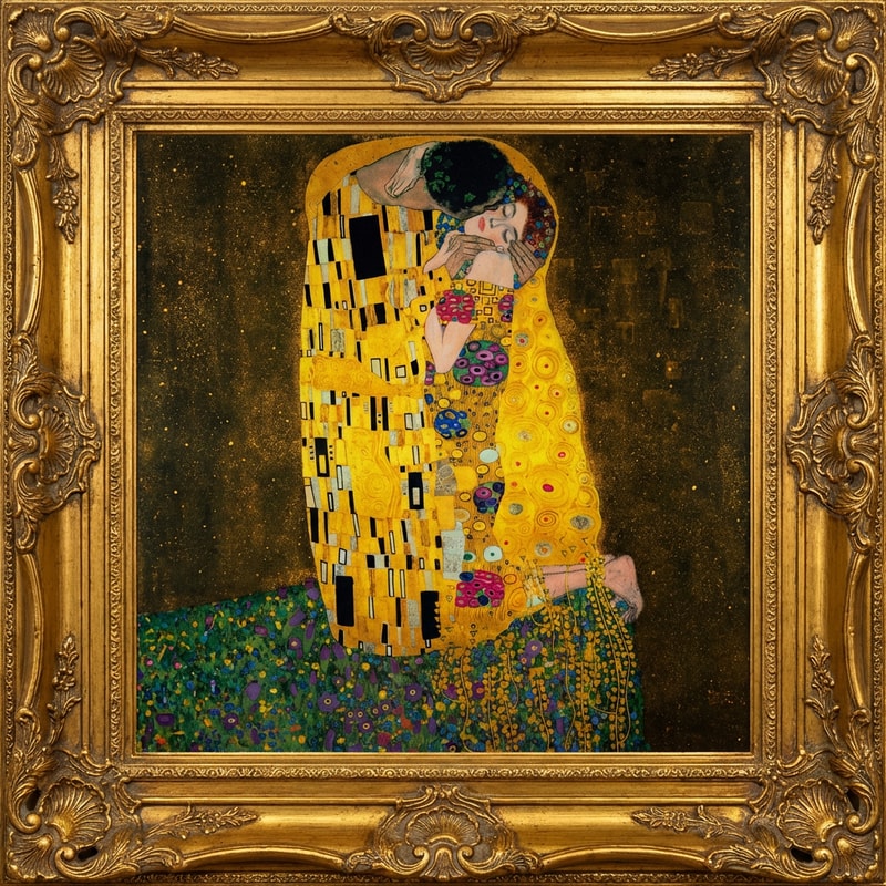 add a frame around this picture like in a museum without showing the wall