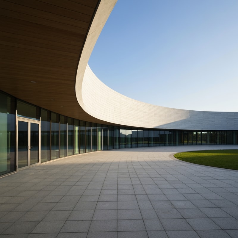 Focus on the relationship between built form and open space, creating semi-private courtyards between the volumes. The layout should feel dynamic but controlled, avoiding randomness. Emphasize rhythm, repetition, and variation of modules.

Include subtle shifts in the building volumes to improve orientation and sunlight exposure. Highlight entrances and circulation cores as identifiable vertical elements.