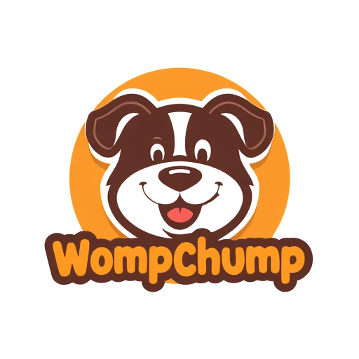 Professional logo design. give me the icon based logo of Wompchomp for my pet products