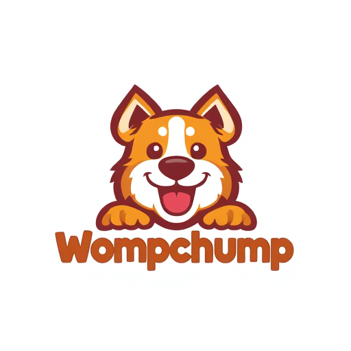 Professional logo design. give me the icon based logo of Wompchomp for my pet products