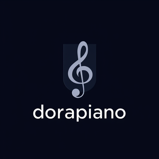 Professional logo design. name is dorapiano，it is a effect piano software, so i think the logo should be with one or serveral elements of these things: piano keyboard, music note mark, Treble clef , or dora the word it self.