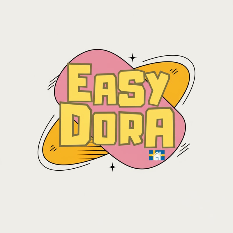 Could you create a logo that is inspired by these photos. It should say EASYDORA. I would like it to be suitable for different purposes such as merch, posters, instagram posts