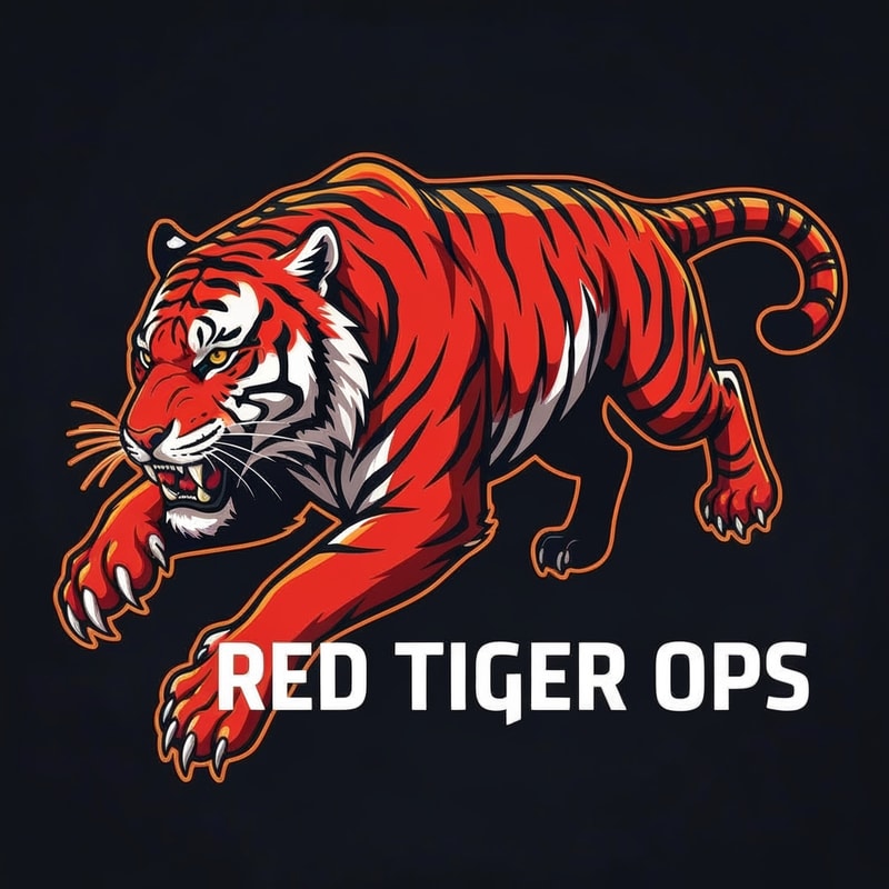 make me logo for red tiger ops