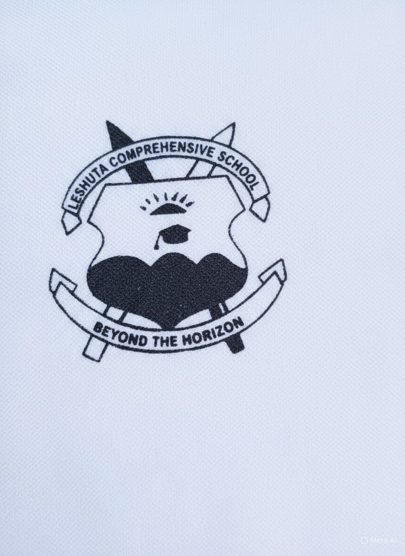 create a logo exactly like this. the name change to Leshuta Comprehensive School