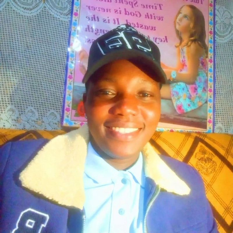 Replace image of this man here with lady with mine uploaded here.