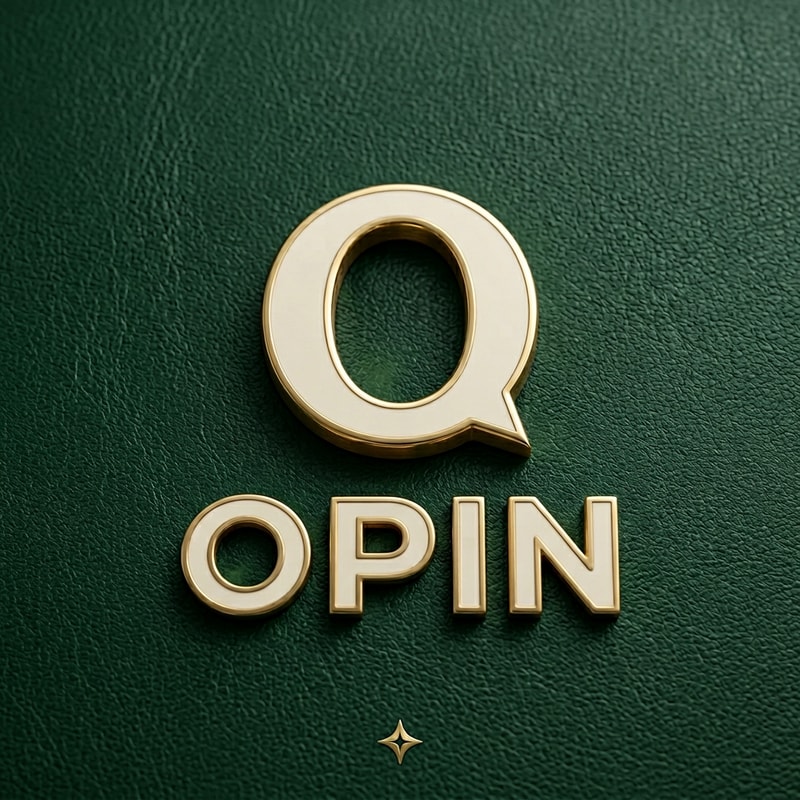 Design for me a logo of my app, Opin . Improvement on this to sound good and sophisticated and command respect.