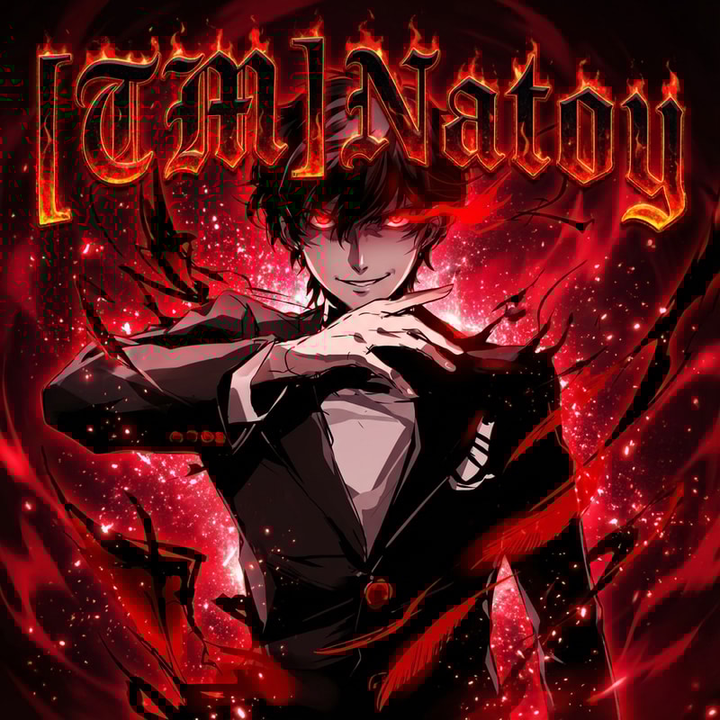 Szerkeszd át nekem menőbbre. Legyen csillogo piros fekete aura körülötte, pirosan világitson a szeme és gonosz legyen a képen [TM]Natoy legyen a név de epicen menőn legyen ráirva