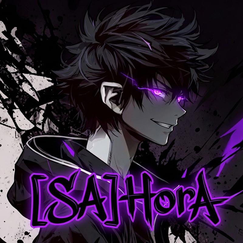 Kérlek szerkeszd át nekem menőn. A szeme lilán villogjon gonosz mosolyal a név mindenképp precizen menőn írd rá [SA]Hora