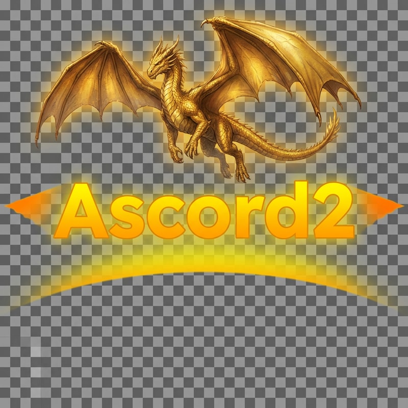 Szerkeszd át nekem arra Ascord2 és effekt legyen rajta és fölötte 1 sárkány