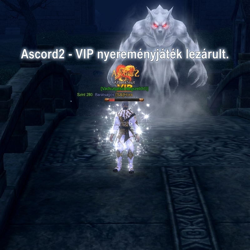 Szerkeszd meg nekem jól. Valami dark helyen játszódjon a hejsazin. És legyen oda irva Ascord2- VIP nyereményjáték lezárult. És valami Fehér phantom lény is legyen az íráson ott nagyba  és a VIP koszti szépen csillogjon