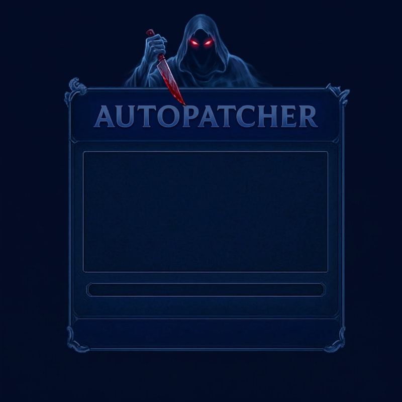 Szereszd át. Az alap maradhat a szin legyen sötétkék. Illetve az aranysárkány helyett legyen 1 Kék phantom piros izzó szemmekkel és vérvörös késsel a kezébe. Autópatcher színe legyen Sötétkék