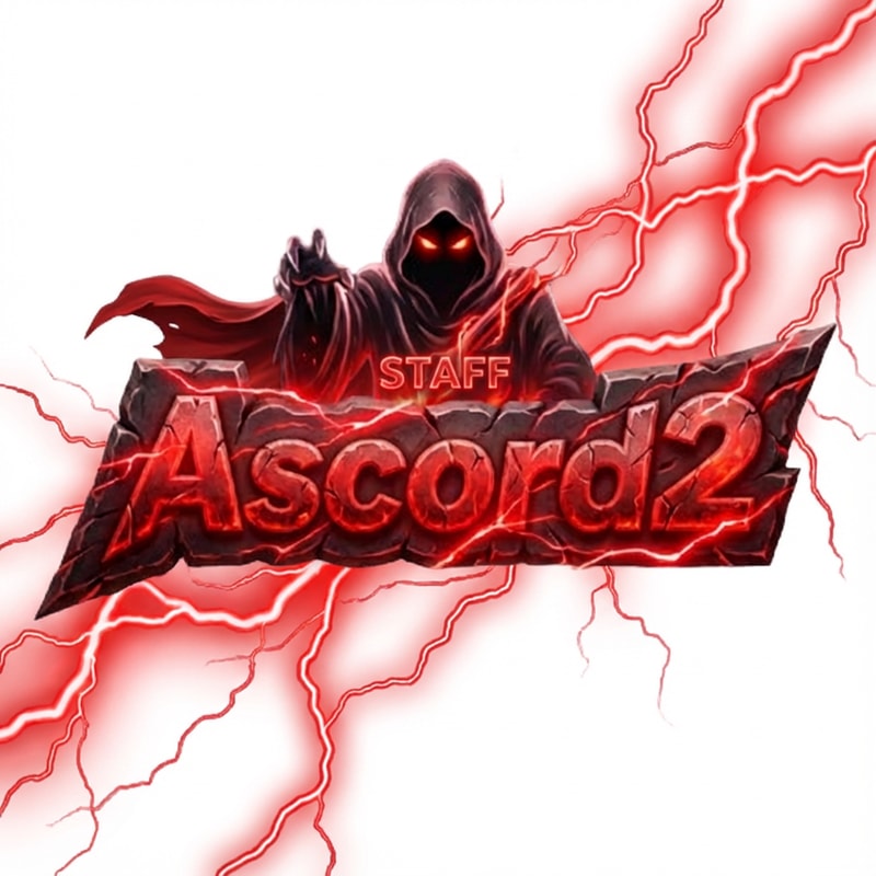 Szerkeszd meg ezt a logót úgy hogy a kasza tünjön el a kezéből. A phantom és a piros szin maradjon legyen körülötte epic piros villám a felirat körül. A phantom közepén legyen oda írva pirosan hogy STAFF illeszkedjen pont oda. És a phantom ruháját bővítsd ki bal oldalra ilyen kicsi köppenyre. a Staff szó pont a ruházat közepén kell és kicsi legyen a STAFF Szó