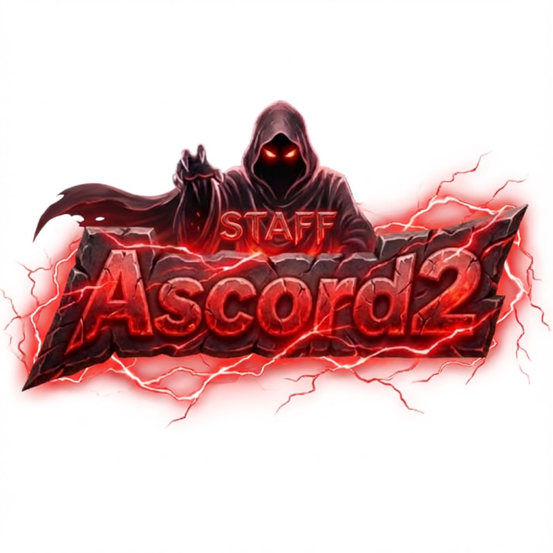 Szerkeszd meg ezt a logót úgy hogy a kasza tünjön el a kezéből. A phantom és a piros szin maradjon legyen körülötte epic piros villám a felirat körül. A phantom közepén legyen oda írva pirosan hogy STAFF illeszkedjen pont oda. És a phantom ruháját bővítsd ki bal oldalra ilyen kicsi köppenyre.