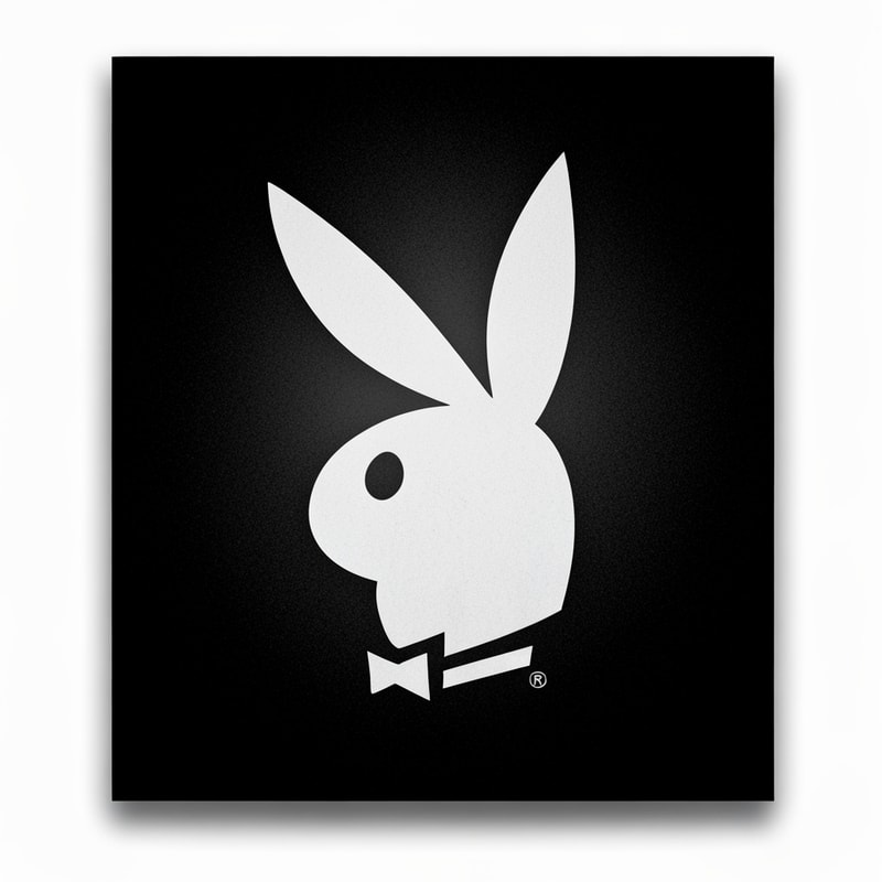 Erstelle den hasenkopf vom Playboy bunnny Logo in Graffiti stil auf schwarzen Hintergrund. Es soll nur der Umriss sein und gesprayed aussehen dabei  soll Farbe auch etwas runterlaufen.