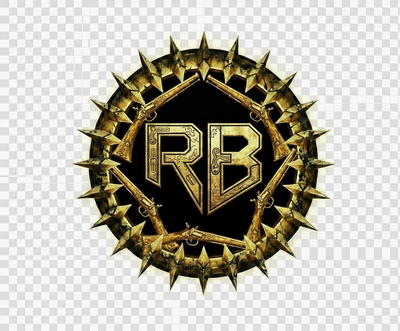 i dont see musket here, keep it like this but add muskets all around the letters, guns in general is also fine