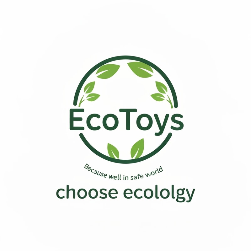 EcoToys Logo: Because we believe in a safe world for children to play, we choose ecology!