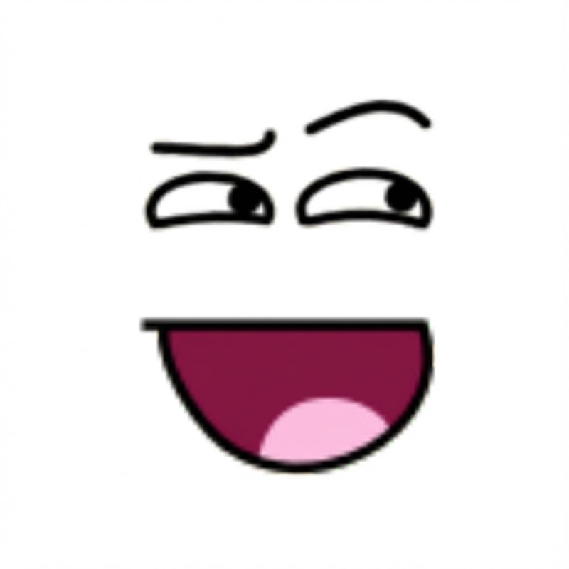 make this face look slightly confused and change absolutely nothing else