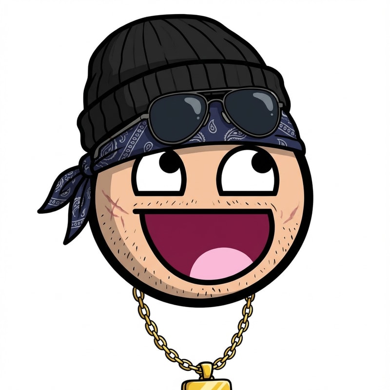 make this face look like a thug do not ALTER THE MOUTH SHAPE