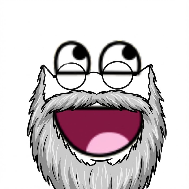 make this face look like a philosopher and change absolutely nothing else do not ALTER THE MOUTH SHAPE