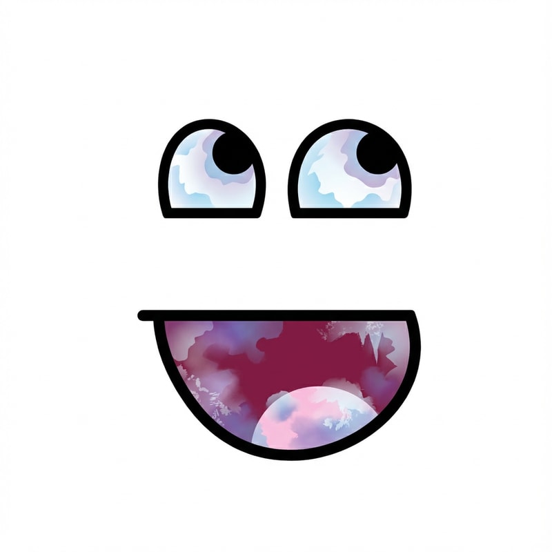 Apply frostbite effects to the facial features. Add subtle frostbite effects like cold discoloration on the eyes and mouth while keeping their exact positions unchanged. do not recolor the entire face uniformly, DO NOT ADD A circular border. Preserve the original background and vector structure. add minamalistic features that make people think the face has frostbite not extreme levels of frosbite that glaring obvious, think minimalistic frostbite effect. make the background white, do not edit the background.