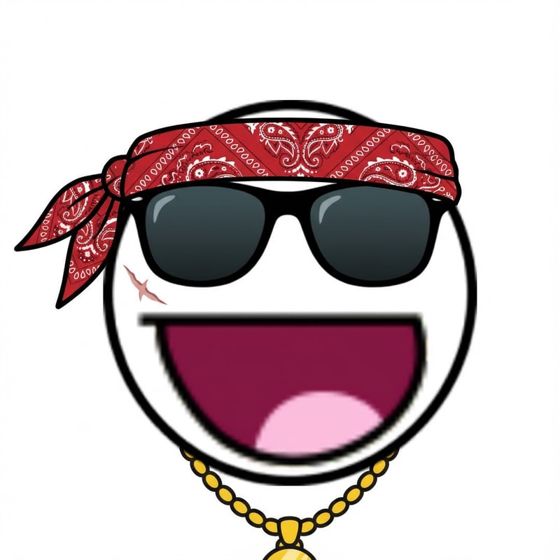 make this face look like a thug do not ALTER THE MOUTH SHAPE