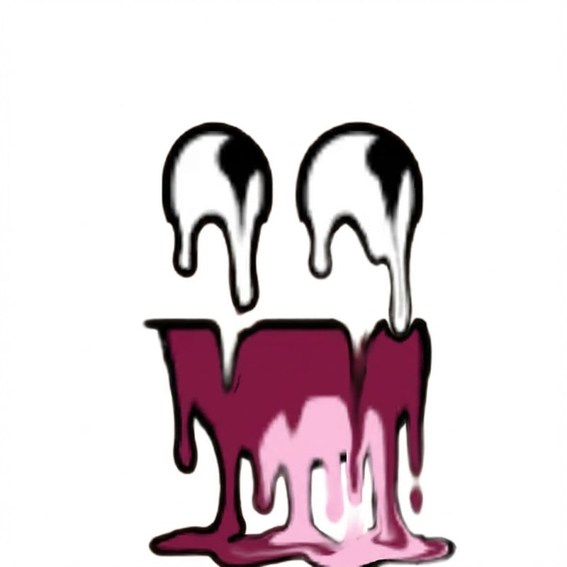 make this face look like its melting