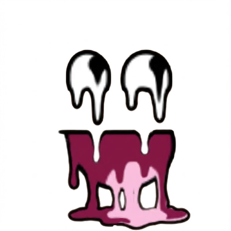 make this face look like its melting