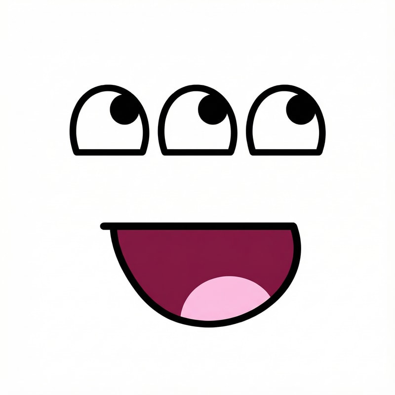 upscale image quality and make BG white DO NOT CHANGE ALSO INSTEAD OF 2 EYES MAKE IT THREE ANYTHING ELSE