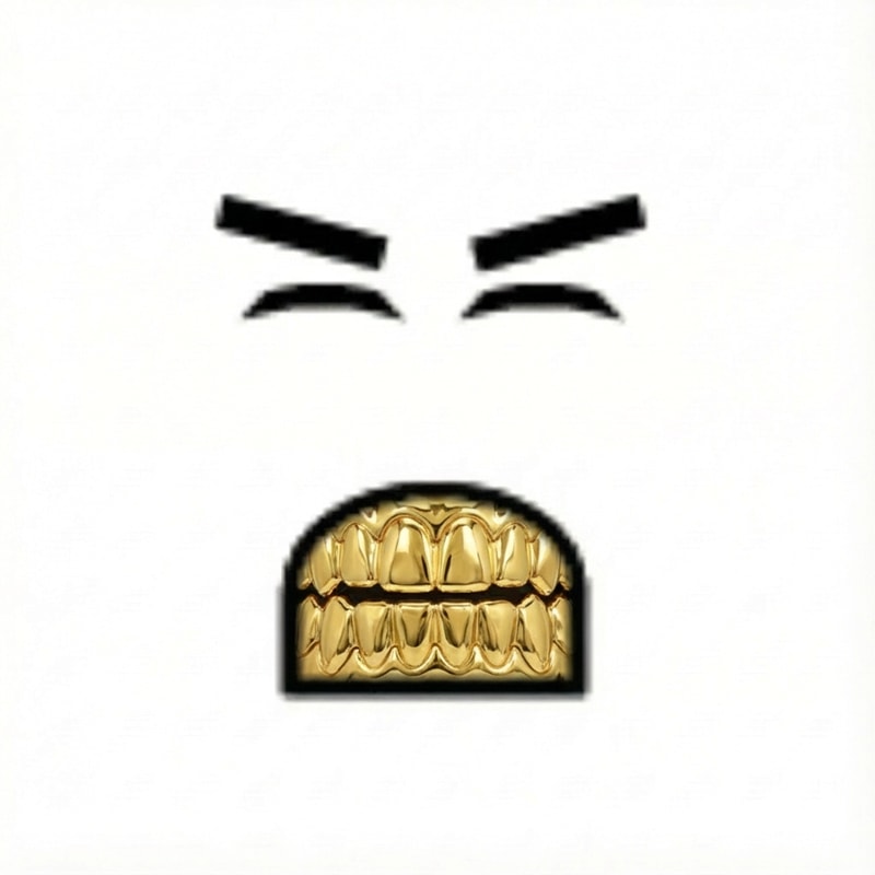 make the grills gold DO NOT CHANGE ANYTHING ELSE