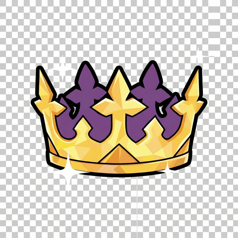 vectorize/cartoonify this crown