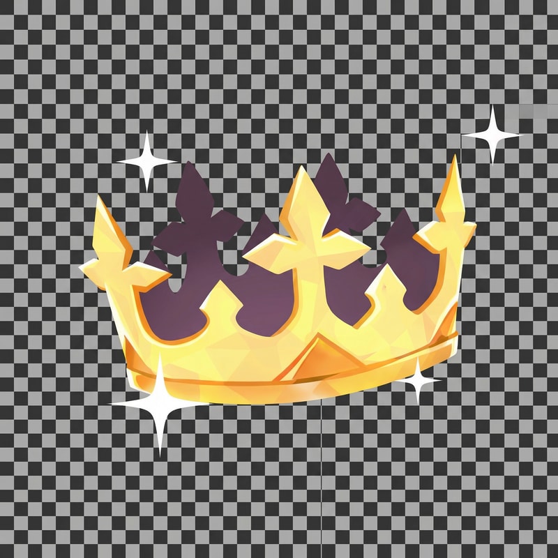 vectorize this crown and make it straight not tilted