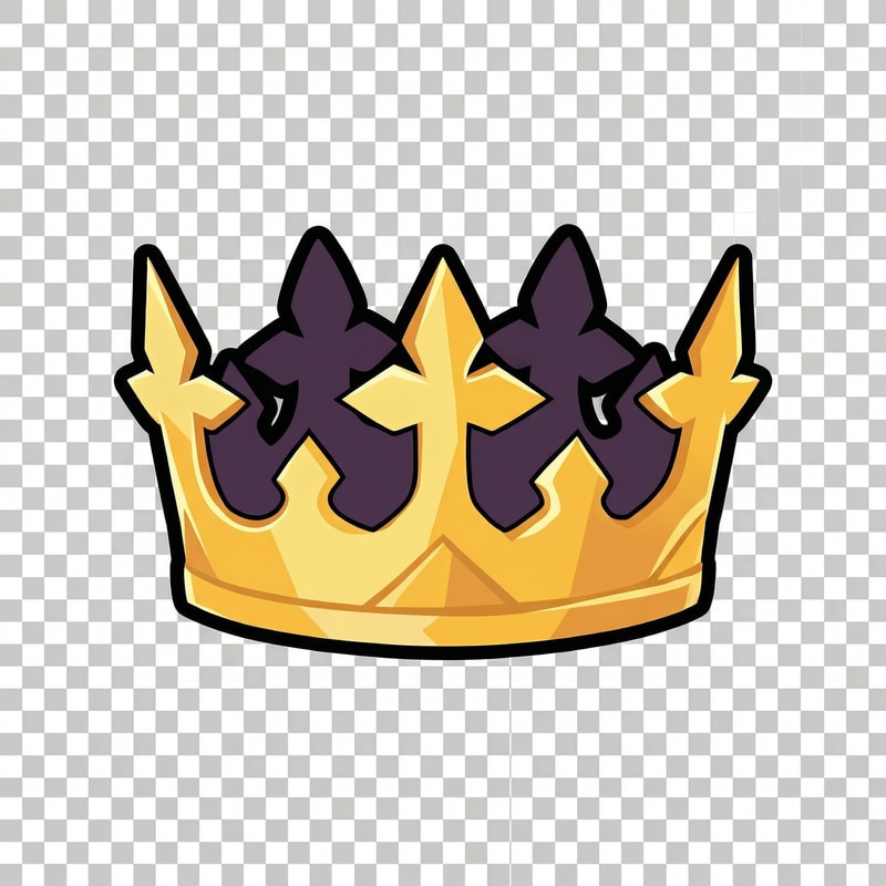 vectorize/cartoonify this crown