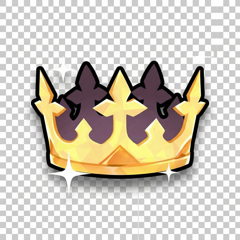 vectorize this crown and make it straight not tilted