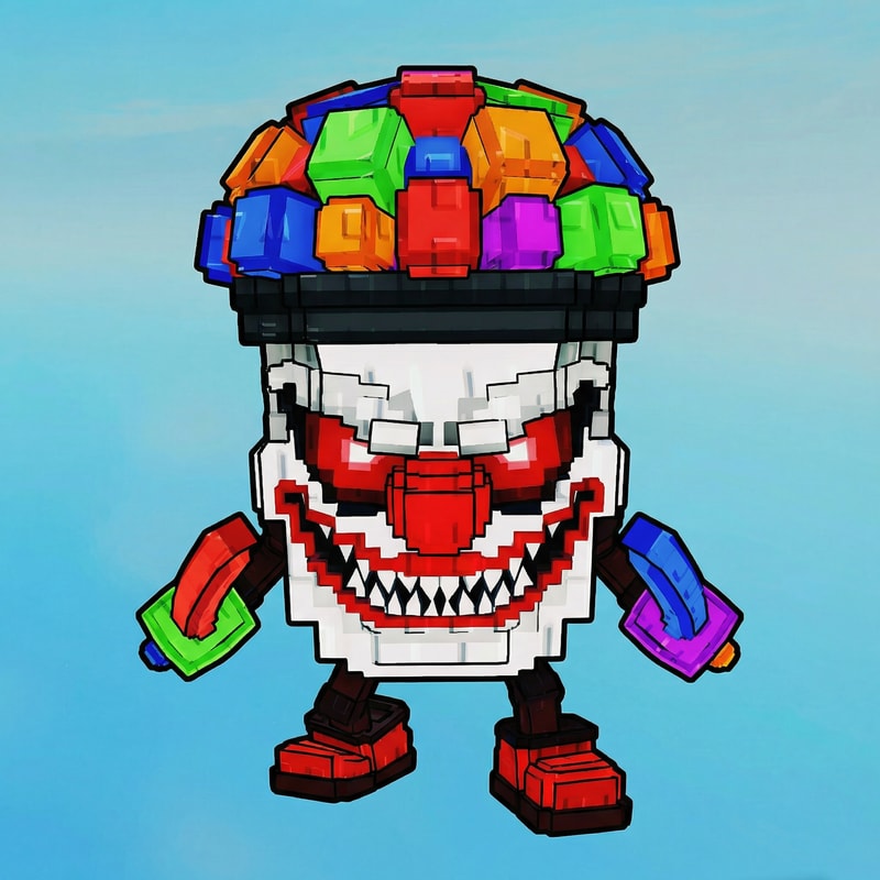 replace this green and black character with this colorful character, KEEP THE SAME ART STYLE, MAKE IT FACE THE SAME DIRECTION, AND ADD A BLACK OUTLINE TO THE COLORFUL CHARACTER DO NOT CHANGE ANYTHING ELSE