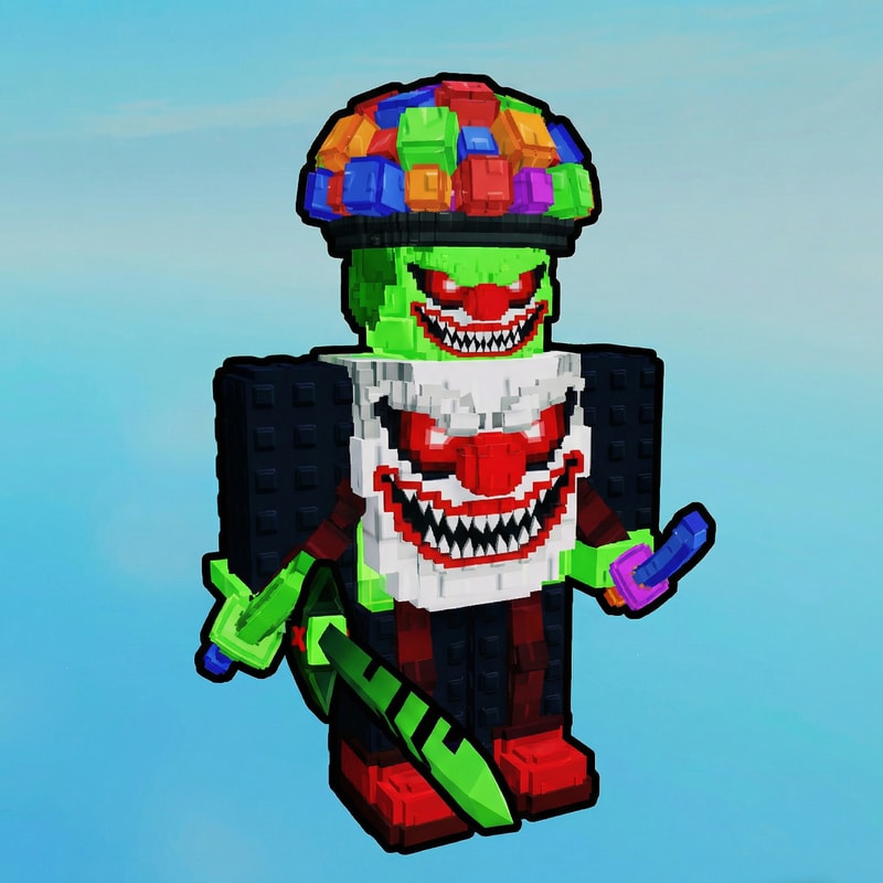 replace this green and black character with this colorful character, KEEP THE SAME ART STYLE, MAKE IT FACE THE SAME DIRECTION, AND ADD A BLACK OUTLINE TO THE COLORFUL CHARACTER DO NOT CHANGE ANYTHING ELSE